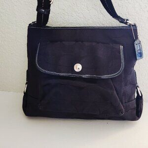 Like New Coach Black SIgnature C's Shoulder Bag Purse